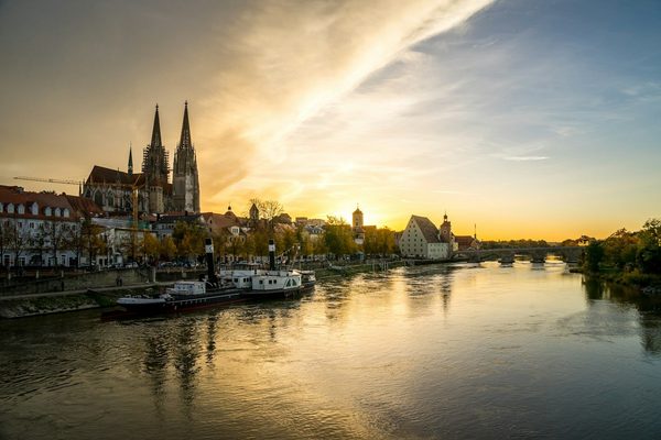Singles in Regensburg: Blick auf die Stadt