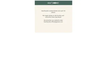 Screenshot der Heartbooker-Website