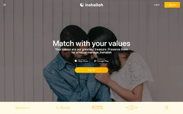 Screenshot der Inshallah-Website