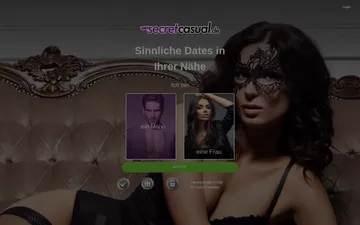 Screenshot der Secret-Website