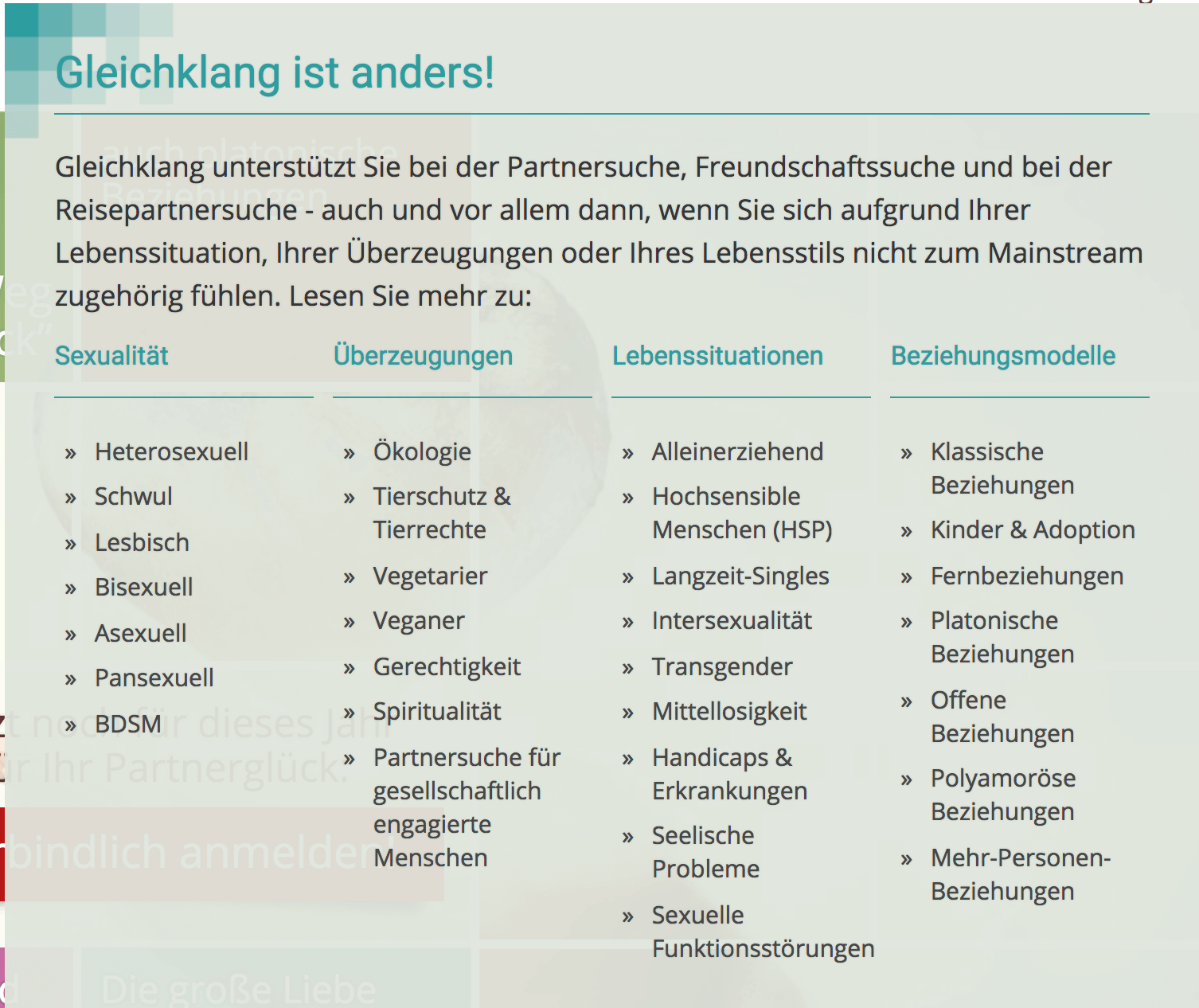 Gleichklang er sucht sie