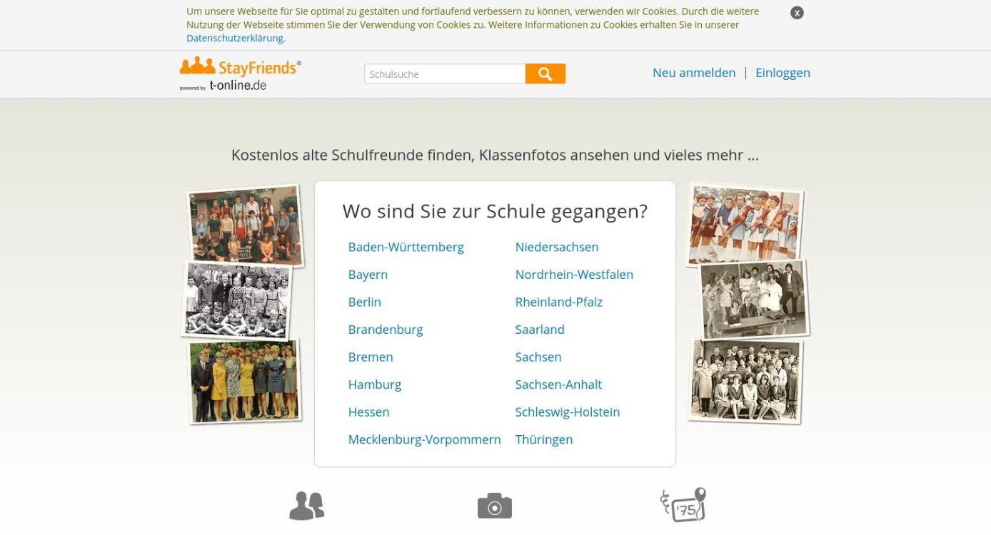 Stayfriends profilbild löschen