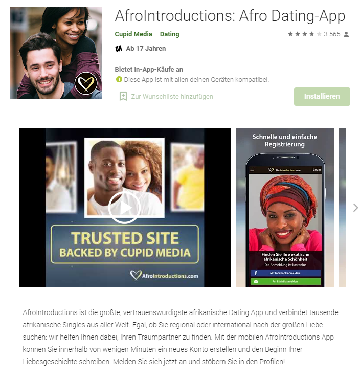Afrointroductions dating