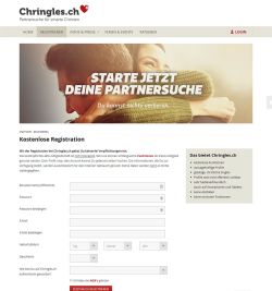 Chringles-registrierung