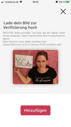 Yocutie Verifizierung