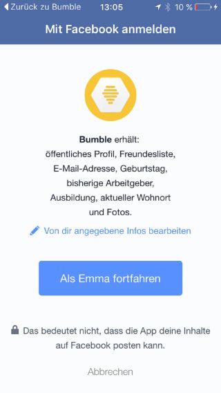 Bumble Test Mai 2022