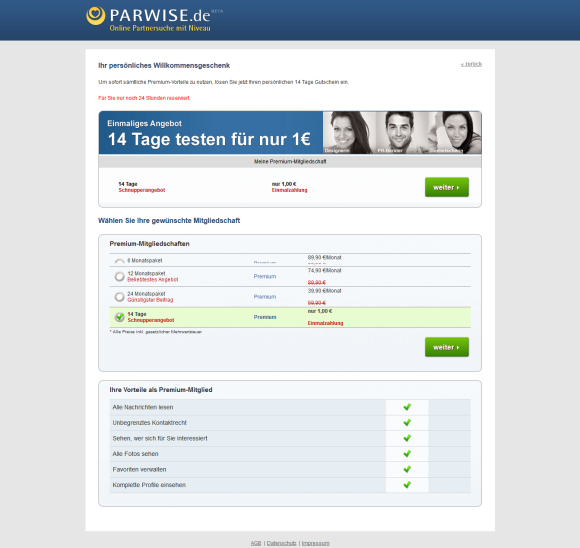 Parwise Kosten