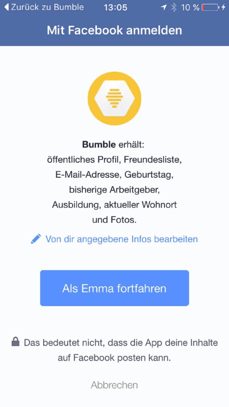 App leider nicht facebook kann werden eingestellt gerade deutsch App Store