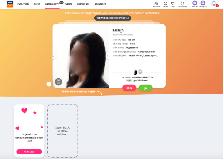Lovescout24 profil löschen