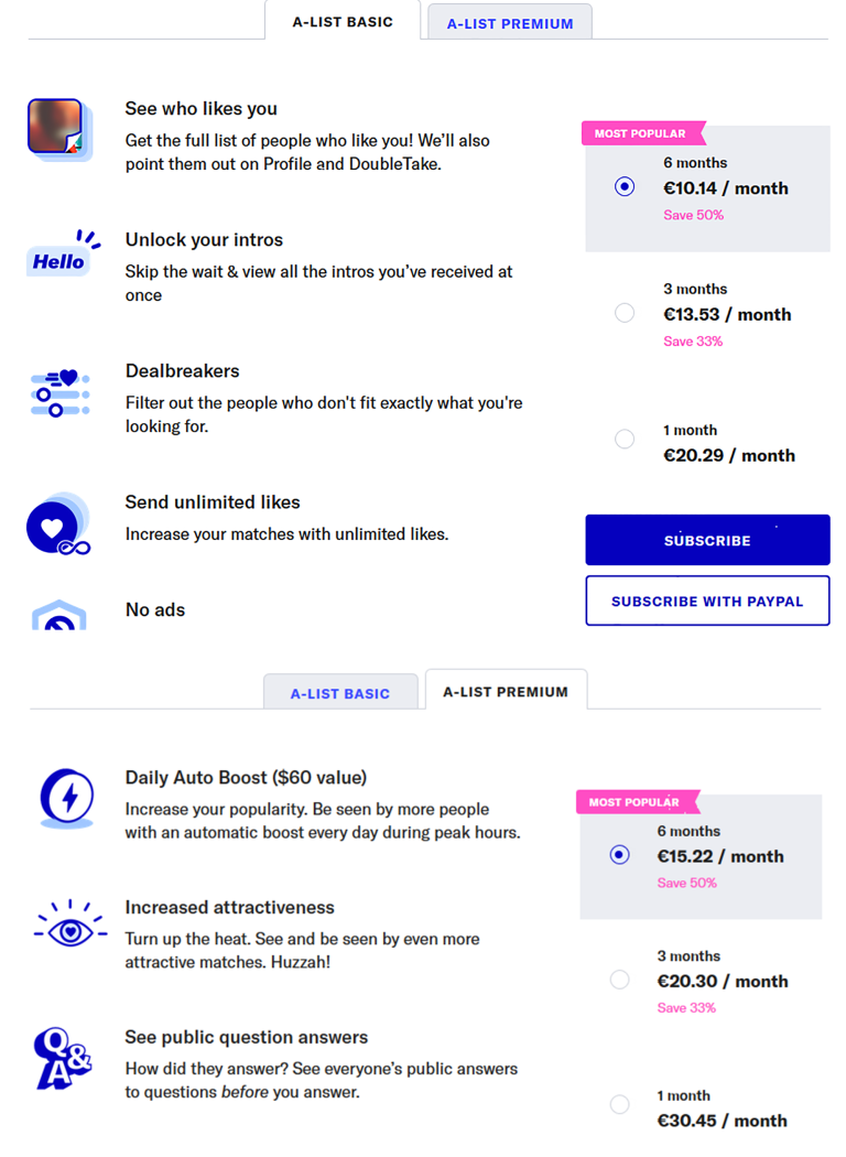 Okcupid grüner punkt bedeutung