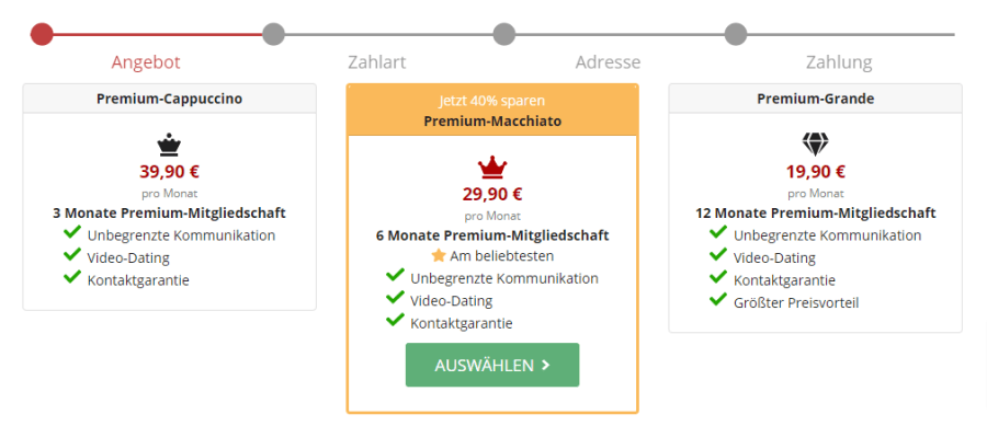 Dating cafe premium kosten