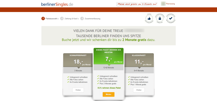 Berliner singles.de kosten