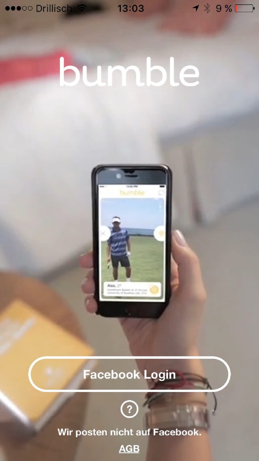 bumble anmeldung