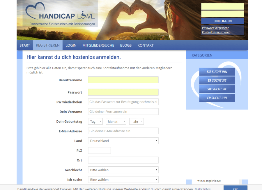 Handicap Love Test November 2020 Echte Liebe finden?