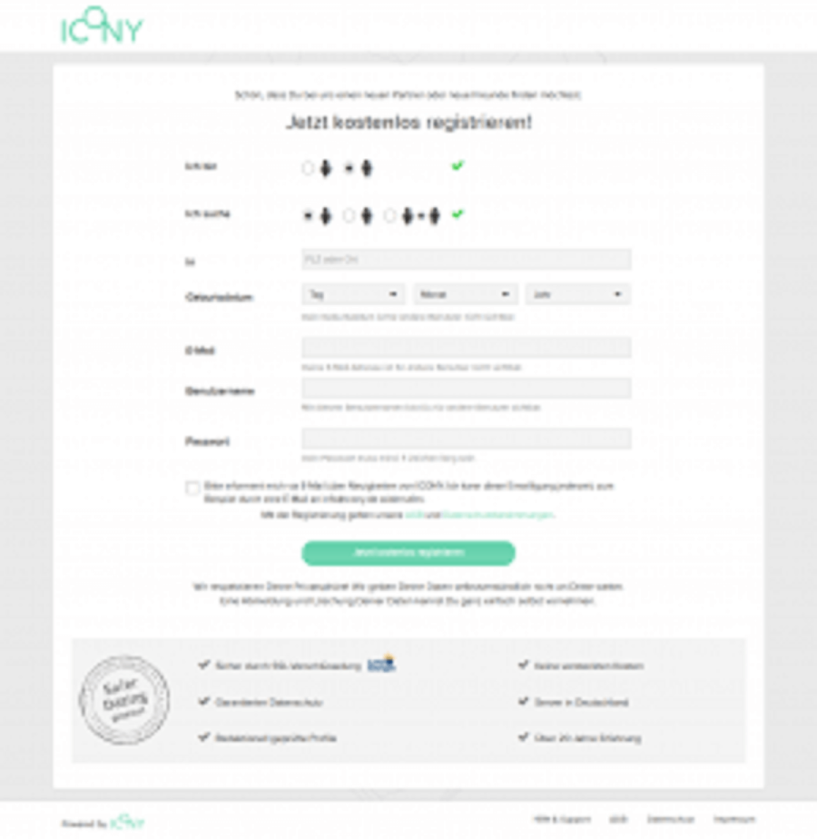 icony dating site