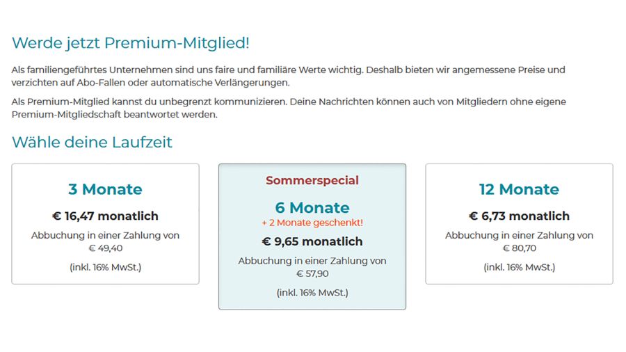 Match Patch Test Juli 2026 - Familie oder Liebe?